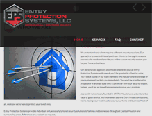 Tablet Screenshot of entryprotection.com